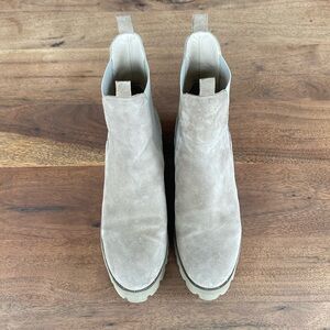 Freda Salvador Brooke Boot - Mink Suede - size 9